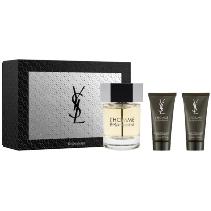Yves Saint Laurent L'Homme Gift Set 100ml EDT + 2 x 50ml After Shave Balm