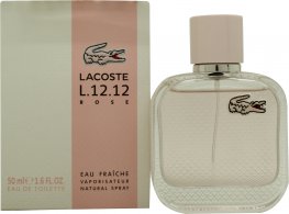 Lacoste L.12.12 Pour Elle Eau Fraiche Rose Eau de Toilette 50ml Spray
