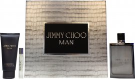 Jimmy Choo Man Gift Set 100ml EDT + 100ml Shower Gel + 7.5ml EDT