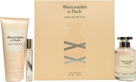 Abercrombie & Fitch Authentic Woman Gift Set 100ml EDP + 200ml Body Lotion + 15ml EDP