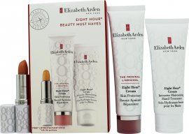 Elizabeth Arden Eight Hour Cream Presentset 50ml Cream + 75ml Hand Treatment + 3.7g Protecting Lip Stick SPF15