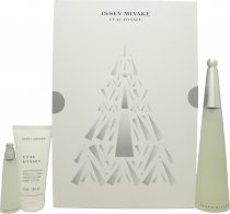 Issey Miyake L'eau d'Issey Presentset 100ml EDT + 50ml Body Lotion + 10ml EDT Handväska Sprej - Julupplagan