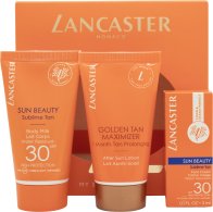 Lancaster My Sun Routine Gift Set - Sun Routine SPF 30 Face Cream 3ML + Sun Routine SPF 30+  Body Milk 50ML + Golden Tan Maximiser FSL 50ML
