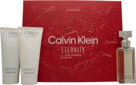 Calvin Klein Eternity Presentset 50ml EDP + 100ml Shower Gel + 100ml Body Lotion