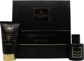 Gisada Ambassador Intense Gift Set 50ml EDP + 100ml Shower Gel