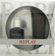 Replay Essential för Honom Presentset 30ml EDT Sprej + 100ml Duschgel